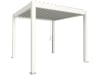biohort® Pergola weiß, Lamellendach weiß