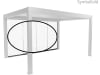 biohort® Glasschiebewand für biohort® Pergola, quarzgrau-metallic, 350 cm, B489306