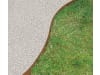 bellissa Rasenkante Corten Cortenstahl  118 x 20 cm Beeteinfassung Metallkante