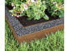bellissa Rasenkante Corten Cortenstahl  118 x 13 cm Beeteinfassung Metallkante