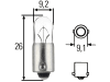 Hella® Kugellampe T4W, 24 V, 4 W, BA9s, Heavy Duty, 8GP 002 067-261