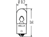 Hella® Kugellampe T4W, 12 V, 4 W, BA9s, 8GP 002 067-121