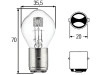 Hella® Biluxlampe 24 V, 45; 40 W, BA20d, für S2 Hauptscheinwerfer mit symmetrischem Licht, 8GD 002 084-251