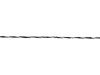 Ako Litze "PlatinumLine" 400 m, schwarz; weiß, Ø 2,5 mm, 442834
