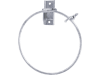 KERBL Eimerhalter 280 mm, rund, zum Anschrauben, mit Auswurfsicherung, klappbar, 146041