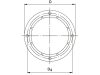 Walterscheid Adapterring, "Agraset 143", komplett, für "SC-Adapter GT30-50", 1101774