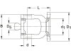 Walterscheid Weitwinkelflanschgabel "FG" WW80° Baugröße 2580, 1136983