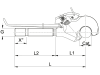 Walterscheid Oberlenkerspindel Kat. 3, mit Fanghaken, M 30 x 3,5, für Traktoren bis 135 KW/184 PS, 1305286