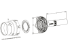 Walterscheid Schutzhälfte "SDFH25/1" WW80° 2380; 2480; 2580, innen, 1.500 mm, mit Flexo-Trichter, 1116593