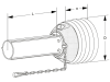 Walterscheid Schutzhälfte "PGH20/PGH25" P 300; 400; 500, außen, 1.000 mm, 5 Rippen, 1116126