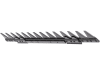 ESM Mähmesser 71 cm, mit Verstärkung, für Hobby-Universalbalken Balkenmäher Agria, Viking, 249 0050
