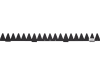 ESM Mähmesser 97 cm, ohne Verstärkung, für Hobby-Universalbalken Balkenmäher Agria, Holder, Tielbürger, 248 0110