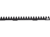 ESM Mähmesser 102 cm, mit Verstärkung, für Universal-S-Klappbalken Balkenmäher Agria, Fort, 249 1210