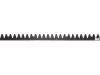 ESM Mähmesser 122 cm, mit Verstärkung, für Schwinghebelbalken Balkenmäher Bertolini, Bucher, 249 0930