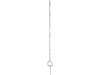 Patura Zaunpfahl 1,15 m Kunststoff weiß, mit Stahlspitze, Steigbügel , 10 St., 163510