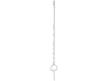 Ako Zaunpfahl 158 cm Kunststoff weiß, mit Stahlspitze, Steigbügel, 5 St., 444180