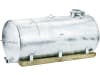 Growi® Wassertank 3.000 l, Stahl, feuerverzinkt, mit Holzkufen, 3809