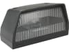 Kennzeichenleuchte hinten links/rechts, schwarz, quadratisch, 106 x 57 x 57 mm, Sockel BA15s