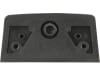 Kennzeichenleuchte hinten links/rechts, schwarz, quadratisch, 106 x 57 x 57 mm, Sockel BA15s