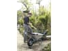 mefro Schubkarre "Garten 80" Mulde 80 l, Metall verzinkt, Luftrad 3.50-8, 018000