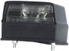 Kennzeichenleuchte mit P2G-System links/rechts, schwarz, quadratisch, 102 x 57 x 44 mm