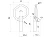 Klappsplint 22 x 5,6 mm für Amazone Kreiseleggenzinken