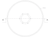 Sechscheibe 700 x 8 mm, ZB 20 mm, gerade, glatt, für Horsch Grubber Terrano FM Hangsech