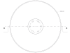 Eggenscheibe 684 x 6 mm, LK , ZB , gewölbt, glatt, für Horsch Grubber