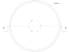 Säscheibe, 350 x 3 mm glatt, Bohrung rund, Accord/Weiste, Kverneland: Spuranreißer