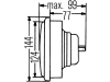 Hella® Hauptscheinwerfer links/rechts, R2 (Bilux), T4W, 12 V; 24 V, eckig, 1AA 004 109-031