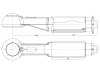 Rockinger Kalotte "ROE57L007", für Vebindung mit Kugelkupplung Ø 80 mm nach ISO 24347 für Gelenk- und Starrdeichselanhänger, ROE57L007