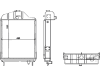 Wasserkühler für Traktor Ursus 1280, 440112N