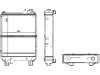 Wasserkühler für Traktor Steyr 4100, 4115, 440137N