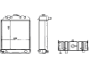 Wasserkühler für Traktor Case IH 354, 364, 374, 444, 440164N