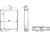 Wasserkühler für Traktor John Deere 1850–1950, 440039N