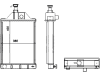 Wasserkühler für Traktor, Baggerlader Massey Ferguson 50–50B, 165–188, 765, 440053N