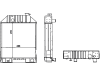 Wasserkühler für Traktor Ford New Holland 5110, 6410, 6710, 6610, 7410, 7610, 7810, 440085N