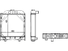 Wasserkühler für Traktor Ford New Holland TD 65 B, TT 65, 440087N