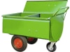 Growi® Futterwagen "200 LL" mit Trennwand und Deckel 200 l, 12045