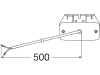 Hella® LED-Seitenmarkierungsleuchte quadratisch, 111,3 x 51,3 x 20,9 mm, 24 V, E24 5881, 2PS 345 600-071