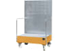 BAUER® SÜDLOHN Auffangwanne "LPW 200-2", für 2 x 200 l Fässer, lackiert, fahrbar, mit Gitterrost
