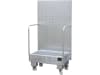 BAUER® SÜDLOHN Auffangwanne "LPW-60-2", für 2 x 60 l Fässer, verzinkt, fahrbar, mit Gitterrost