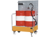 BAUER® SÜDLOHN Auffangwanne "LPW-60", für 60 l Fässer, , fahrbar, mit Gitterrost