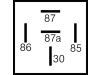 Herth + Buss Relais 24 V 20 A; 30 A, 5-polig, Wechsler, mit Diode, ohne Haltelasche, 75 614 180