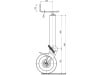 Stützrad Stützlast 1,5 t, Höhe 865 - 1.170 mm, Hub 305 mm, für landwirtschaftliche Anhänger