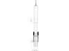 Stützrad Stützlast 1,5 t, Höhe 865 – 1.170 mm, Hub 305 mm, für landwirtschaftliche Anhänger