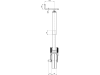 Stützrad Stützlast 1,1 t, Höhe 835 – 1.135 mm, Hub 300 mm, für landwirtschaftliche Anhänger