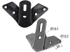 Industriehof® Scharfuß Abstand Bohrungen 45 – 75 mm für Grubber Köckerling, Rau, Vogel & Noot, 101.400-45-3NN