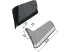 Industriehof® Scharflügel links/rechts, 205 mm, Abstand Bohrungen 57 mm für Väderstad