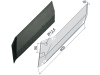 Industriehof® Scharflügel links, 400 mm, Abstand Bohrungen 55 mm für Lemken Kristall, 101.IND-1074L